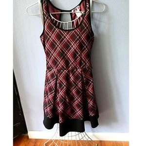 Plaid Pleated dress XS